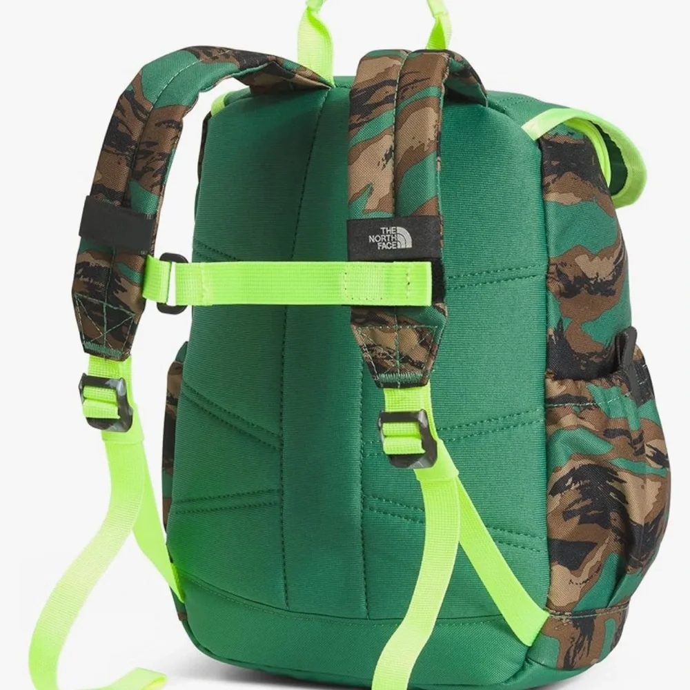 The North Face Kids' Green Camo Backpack
